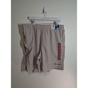 NWT Champion Shorts Activewear Summer Gym Casual Beige Men's Size XL